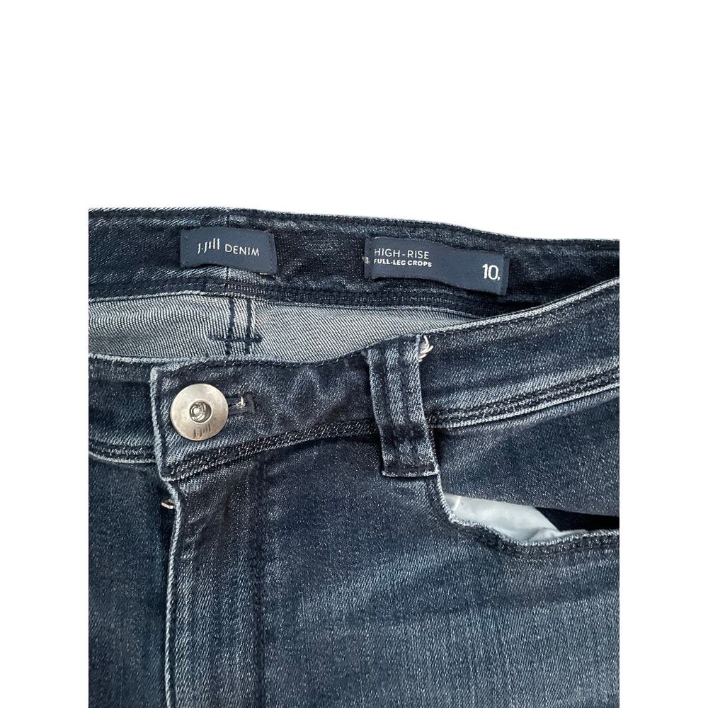 J Jill Women's Wide Leg Cropped Jeans Size 10 P